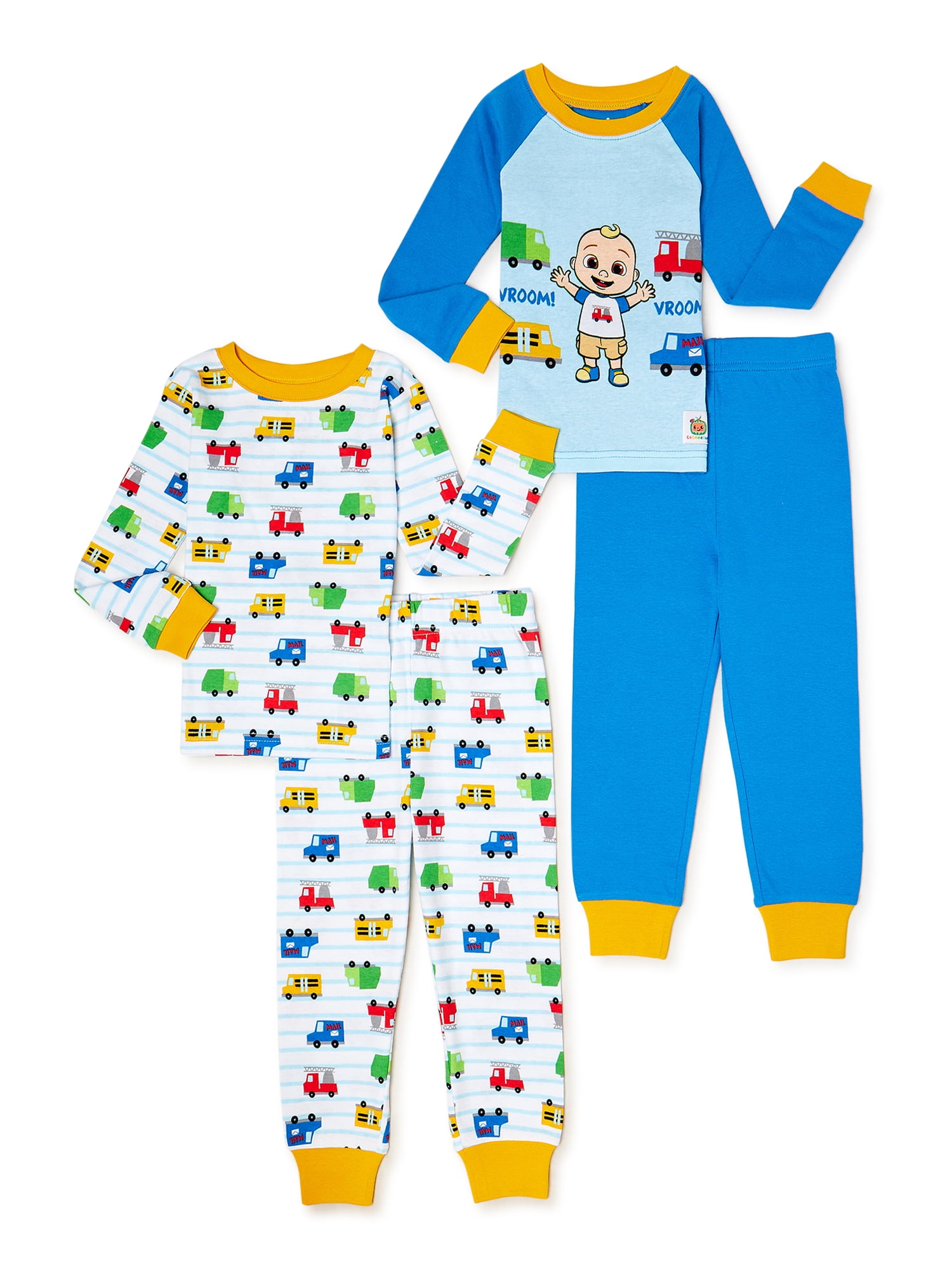 CoComelon Boys Pyjamas Cotton PJ Set Ages 12 Months to 4 Years Old 