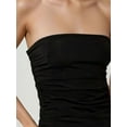thumbnail image 3 of Strapless Bodycon Drapped Maxi Dress, 3 of 5