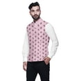 thumbnail image 2 of Atasi Printed Nehru Jacket Mens Bandhgala Ethnic Jacket Party Wear Wedding Clothing-X-Large, 2 of 3