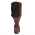 thumbnail image 2 of 1 Uds. Brocha de Afeitar de Madera con Embudo para el Pelo, Brocha para Barba para , Marrón, 2 of 5