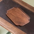 thumbnail image 6 of Wooden Tea Tray | Multipurpose Cup Storage & Candy Serving Tray | Durable Brown Wood | Dry Brewing Organizer | Unique Home Decor | 30x13x2cm | Rectangular Fruit Platter, 6 of 6