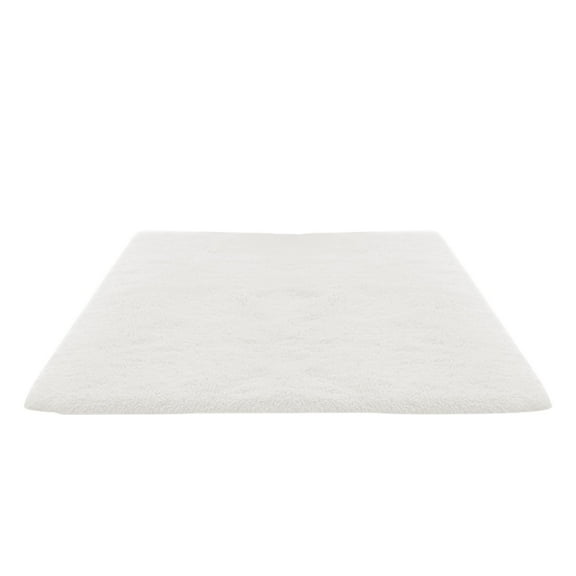 Jierger Long Wool Mat Runner Floor Rug Shaggy Doormat Entry Carpet Front Entrance Indoor Outdoor Mats for Chair Sofa Decor Decorative Living Room 19.68 x 31.49 inch