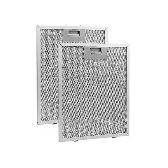 2pcs Range Hood Filter Cooker Hood Grease Filter Kitchen Extractor Ventilation Aluminium Aspirator Filter Mesh 320*260mm