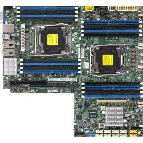 Super Micro Supermicro X10DRW-I Motherboard - Dual Socket LGA2011 - Intel C612 -DDR4 -SATA3&USB3.0 - Proprietary