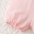 thumbnail image 3 of mgoYE Newborn Baby Girls Summer Outfit Ruffle Tops Dress Bloomers Shorts Outfits Infant Dress Set Cute Baby Girl Clothes(Pink,6-12 Months), 3 of 7