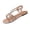 Rose Gold, variant on Womens Gladiator Sandals Flat Strappy Open Toe Ankle Buckle Minimalist Dressy Casual Summer Vacation Beach Everyday Comfortable Walking Shoes