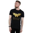 thumbnail image 2 of DC Comics Mens Wonder Woman 84 Golden Logo T-Shirt, 2 of 3