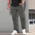 thumbnail image 4 of Winter Pants For Men, Insulated Utility Pants Pantalones Men's Fleece Lined Cargo Extreme Motion Mens Cargo Pants Slim Fit Pantalones Para Xxl Gray, 4 of 9