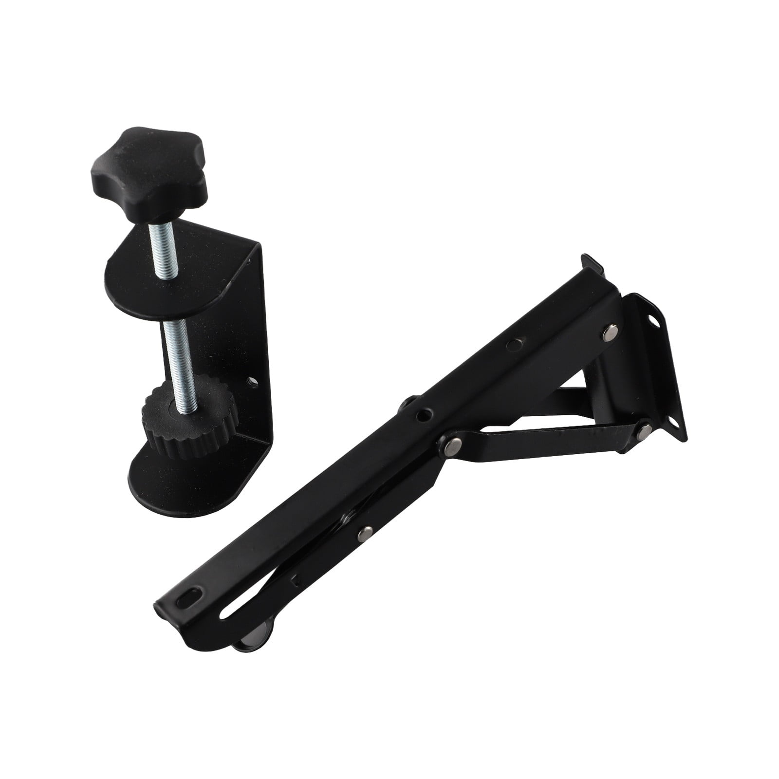 1-Piece Sliding Desk Extension Plate Support Clipon Keyboard Tray Hand Rest Small Smile Home
