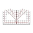 thumbnail image 4 of Tshirt Ruler For Vinyl Alignment T Shirt Ruler To Center Design Tshirt Measurement Tool With Heat Tape For Heat Sublimation Heat Transfer Acrylic Ruler For All Size Hea, 4 of 5