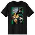 thumbnail image 6 of My Hero Academia Izuku Mr Compress and Eijiro Character Group Classic Black Graphic Tee- M, 6 of 6