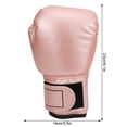 thumbnail image 4 of Punching Gloves, Boxing Gear Protective Wear Resistant Soft For Training  Pink, 4 of 8