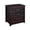 Antique Walnut, variant on Camaflexi Rustic Nightstand 3-Drawer Night Stand Side Table & Organizer, White