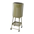 thumbnail image 2 of CarpNettore Trash Can with Wheels Household Garbage Bin for Living Room Bathroom Bedroom Green, 2 of 8