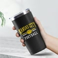 thumbnail image 2 of Kansas City Cup with Lids and Straws Insulated Stainless Steel Tumbler Travel Coffee Mug Football Gifts 20 Oz, 2 of 6