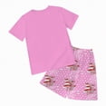 thumbnail image 7 of HCNTES Toddler Baby Boys Girls Independence Day Outfits Set Spring Summer Short Sleeve Shirt and Pants Set 2T 3T 4T 5T 6T 7T 8T 9T Kids 2-piece Pajamas Sleepwear(F02-Pink,5-6 Years), 7 of 7