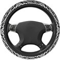 thumbnail image 2 of Zebra Pattern Steering Wheel Covers Universal 15 Inch Car Accessories Anti Slip Neoprene Car Wrap Cover for Men Women, 2 of 8
