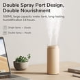 thumbnail image 3 of SHENMO Humidifier, 4000mAh Portable Mini Humidifier, Air Humidifier for Baby, Two Spray Ports, Auto Shut Off, Quiet Air Humidifier, Suitable for Car, Home, Office and Travel - Brown, 3 of 5