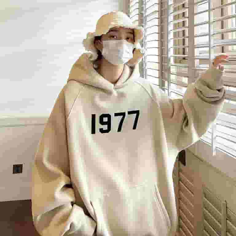 QIUTIAN Autumn New 1977 Printed Hoodie Men Tide Loose QIUTIAN Autumn New 1977 Printed Hoodie Men Tide Loose