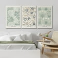 thumbnail image 3 of PixonSign Canvas Print Wall Art Set William Morris Flower Market Exhibition Poster Nature Wilderness Illustrations Modern Art Decorative Floral Botanical Minimal Calm/Relax for Bedroom - 24"x36"x3, 3 of 5