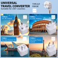 thumbnail image 3 of Convertidor de voltaje TREVOLTY de 2000 W de EE. UU. a Europa con 3 AC y 2 USB, 3 of 7