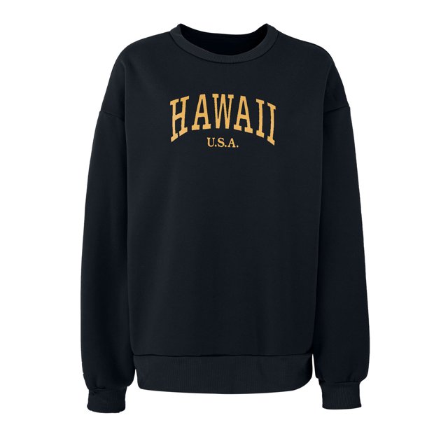 Sudaderas casuales para mujer Pullover Tops Camisas de manga larga XBTCLXEBCO T M,Negro