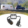 thumbnail image 3 of Convertidor De Circuito De Luz Trasera, Conector De Remolque De Plástico Impermeable, Europeo De 7 Pines A Americano De 4 Pines Para Caravana, Remolque De Barco, 3 of 7