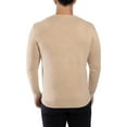 thumbnail image 2 of X RAY JEANS Mens Basic V-Neck Sweater Pullover, Oatmeal, M, 2 of 9
