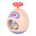 thumbnail image 3 of Juguete de pato para bañera con dibujos animados para niños, juguete educativo para la primera infancia, color rosa, 3 of 14