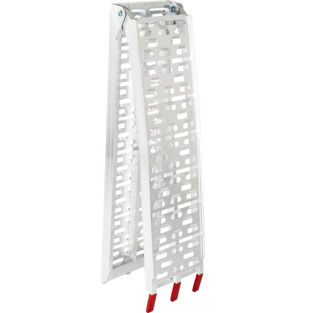 Single Runner Motorcycle Ramp Black Widow AFP-9012 Single Runner Motorcycle Ramp - Finger-Style Lip, Plate Surface ()