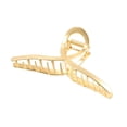 thumbnail image 2 of 5 Pinzas De Pelo Grandes De Metal Dorado, 2 of 5