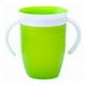 thumbnail image 2 of Taza de entrenamiento de 240 ml de capacidad, con sellado de 360 grados y asas dobles, de silicona para bebés, para viajes en casa, color verde, 2 of 12