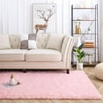 thumbnail image 5 of Softlife Super Soft Shaggy Area Rugs For Living Room Fluffy Carpets For Bedroom Home Decor,5.3'X7.5',Pink, 5 of 7