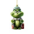 thumbnail image 1 of Mini Grinch Ornaments Horror Movie Theme Pendant,8cm Creative Xmas Flat Hanging Ornament Christmas Tree Pendants Craft Collection,Xmas Party Tree Decor,Birthday Gift For Boys Girls, 1 of 2