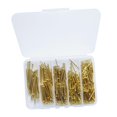 thumbnail image 4 of TISHITA Round Head Nails Furniture, Miniature Nail Assortment Furniture Hardware Accessories with Box for Craft Projects Hinges Boxes 350 Gold, 4 of 8