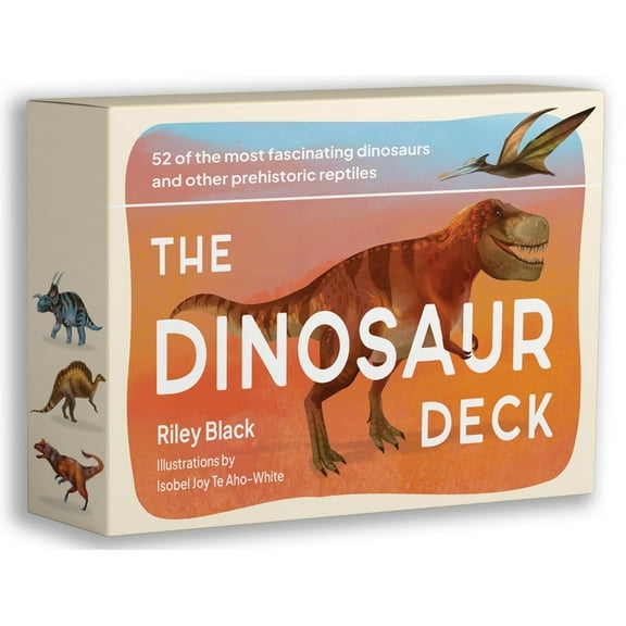 The Dinosaur Deck: 52 of the Most Fascinating Dinosaurs and Other Prehistoric Reptiles, (Hardcover)