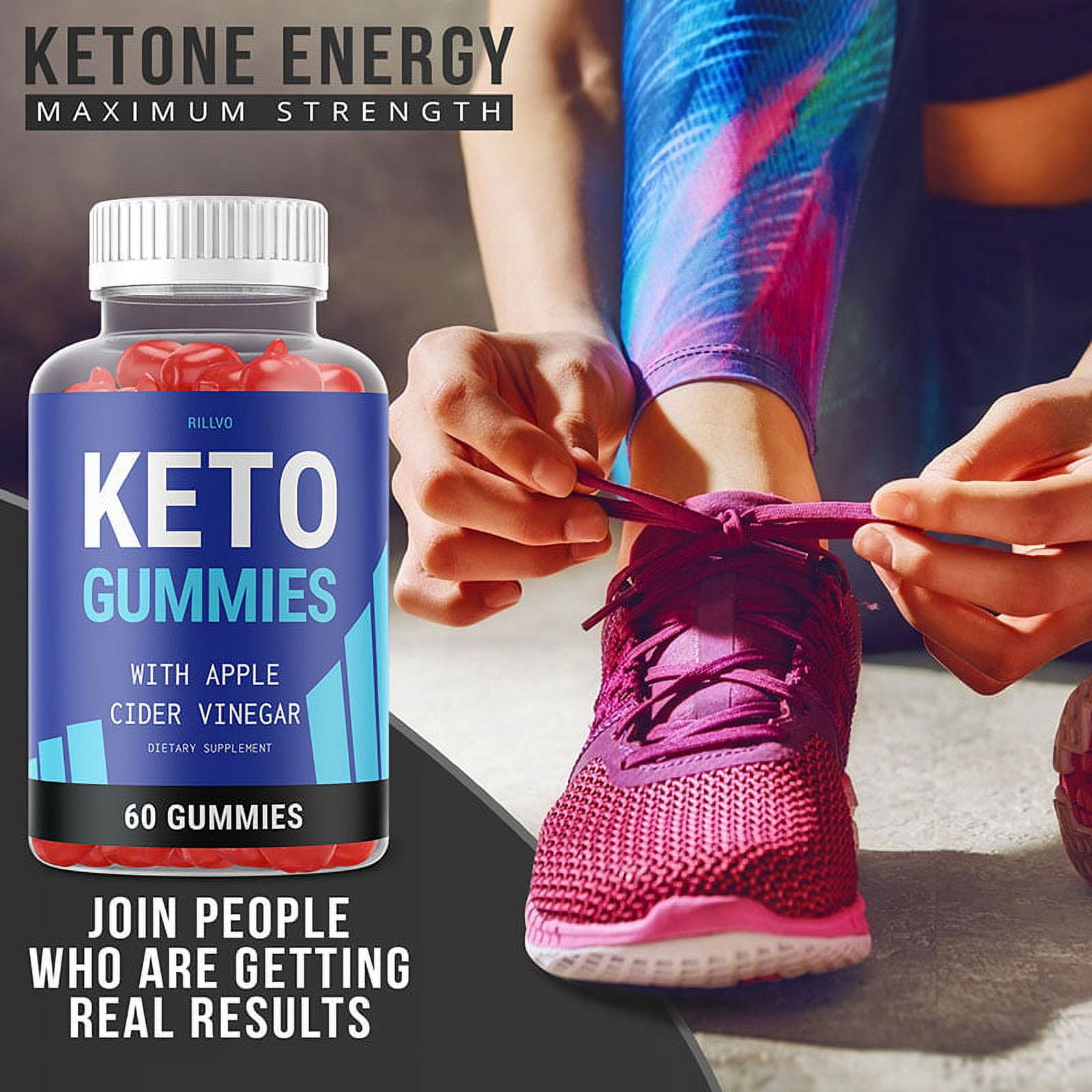 (5 Pack) Kickin Keto Gummies - Kickin Keto ACV Gummy’s - Supplement for Weight Loss - Energy & Focus Boosting Dietary Supplements for Weight Management & Metabolism - 300 Gummies