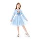 thumbnail image 5 of Vestido para niña pequeña Disney Frozen Elsa Floral Blue 2T, 5 of 8