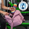 thumbnail image 5 of Colorful Rainbow Tie Dye Spiral Pattern Hot Yoga Mat Towel Non Slip for Hot Yoga - Quick-Drying Yoga Mat Cover with 4 Corner Pockets with Travel Bag - Hot Yoga Towel Non Slip 74"x26", 5 of 6