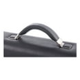 thumbnail image 4 of Milestone 5 in. x 5 in. x 12 in. Leather Briefcase Fits Devices Up to 15.6 in. - Black, 4 of 8