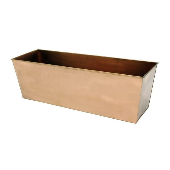 Achla Designs C-09C Small Plain Copper Plated Flower Box 23.25"W