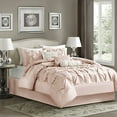 thumbnail image 1 of Laurel 7 Piece Comforter Set Blush King, 1 of 4