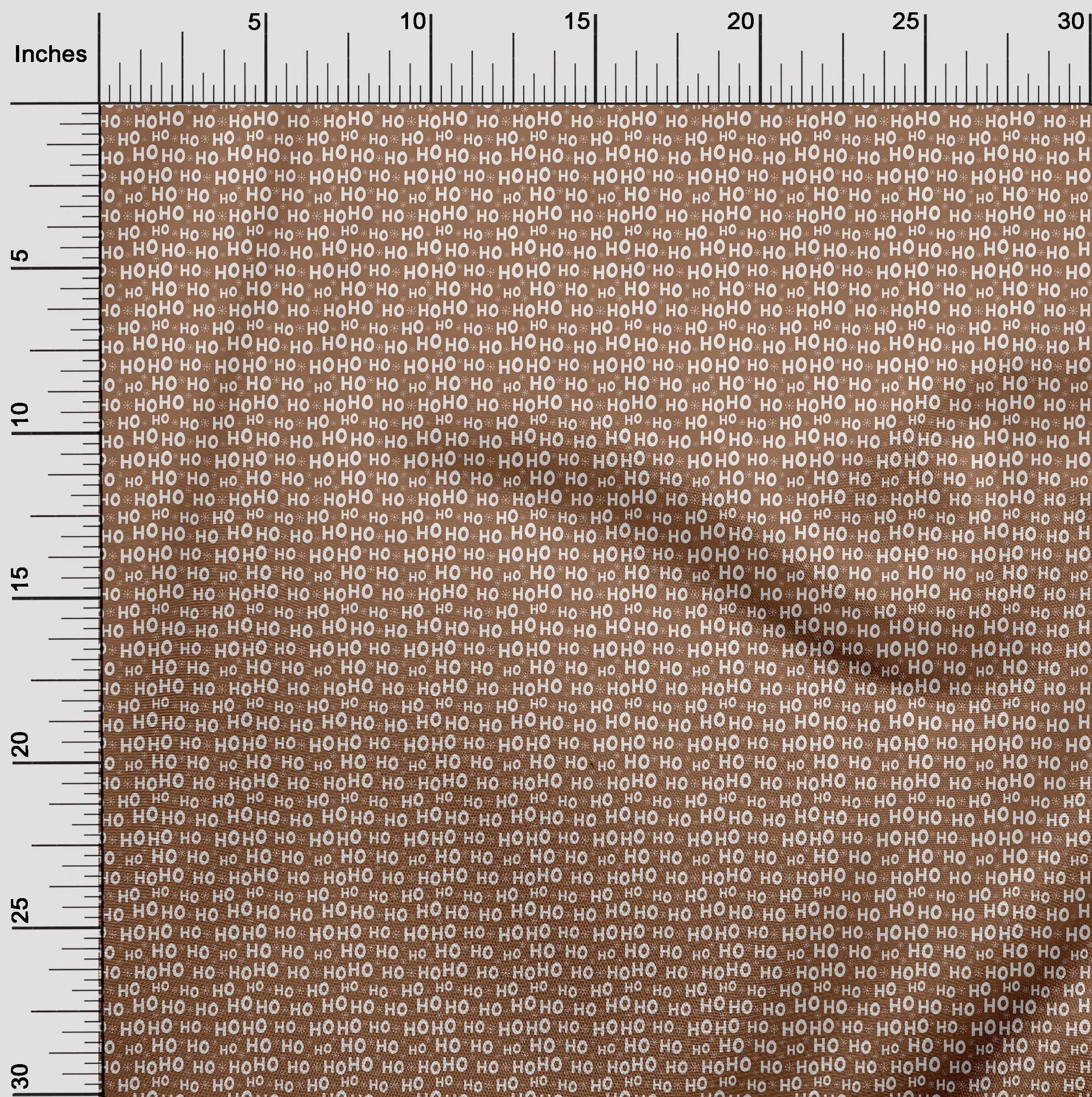 oneOone Cotton Jersey Brown Fabric Christmas Diy Clothing Quilting Fabric Print Fabric By Yard 58 Inch Wide