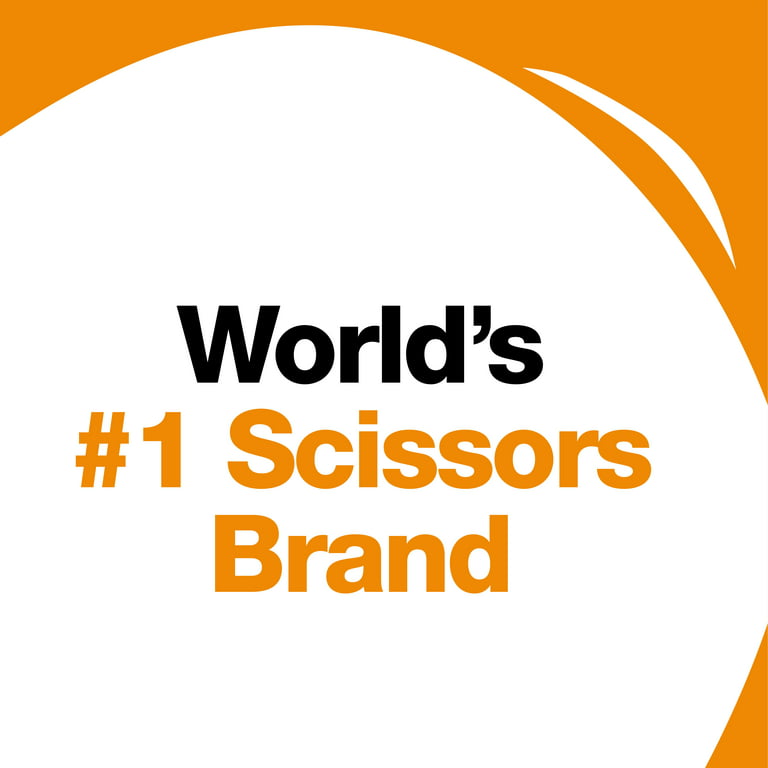 FISKARS 5 inch Kids Scissors Lefty Blades ages 4-7 Pointed tip Words #1  Scissor