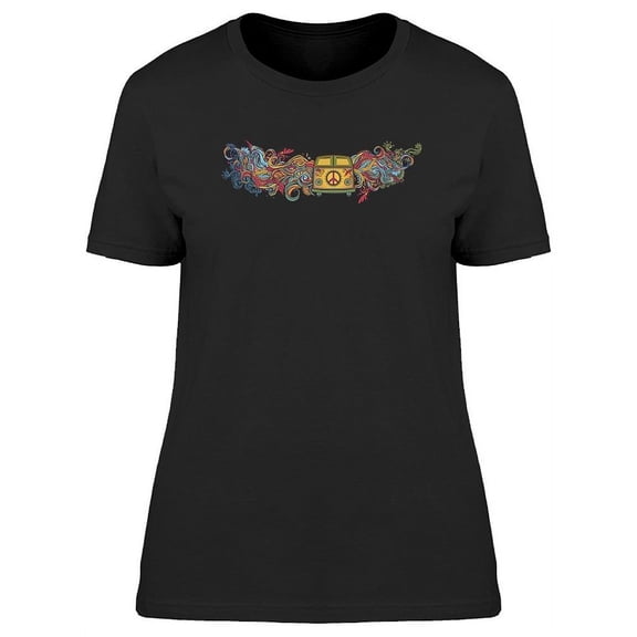 Psychedelic Hippie Van T-Shirt Women -Image by Shutterstock, Female 3X-Large