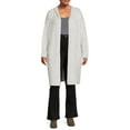 thumbnail image 2 of Terra & Sky Women's Plus Size Hooded Duster, 2 of 5