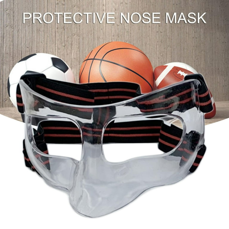 Nose Guard for Broken Nose Nose Protector for Sports Adjustable Strap Face  Protection Facial Face Mask for Softball Soccer Women Men