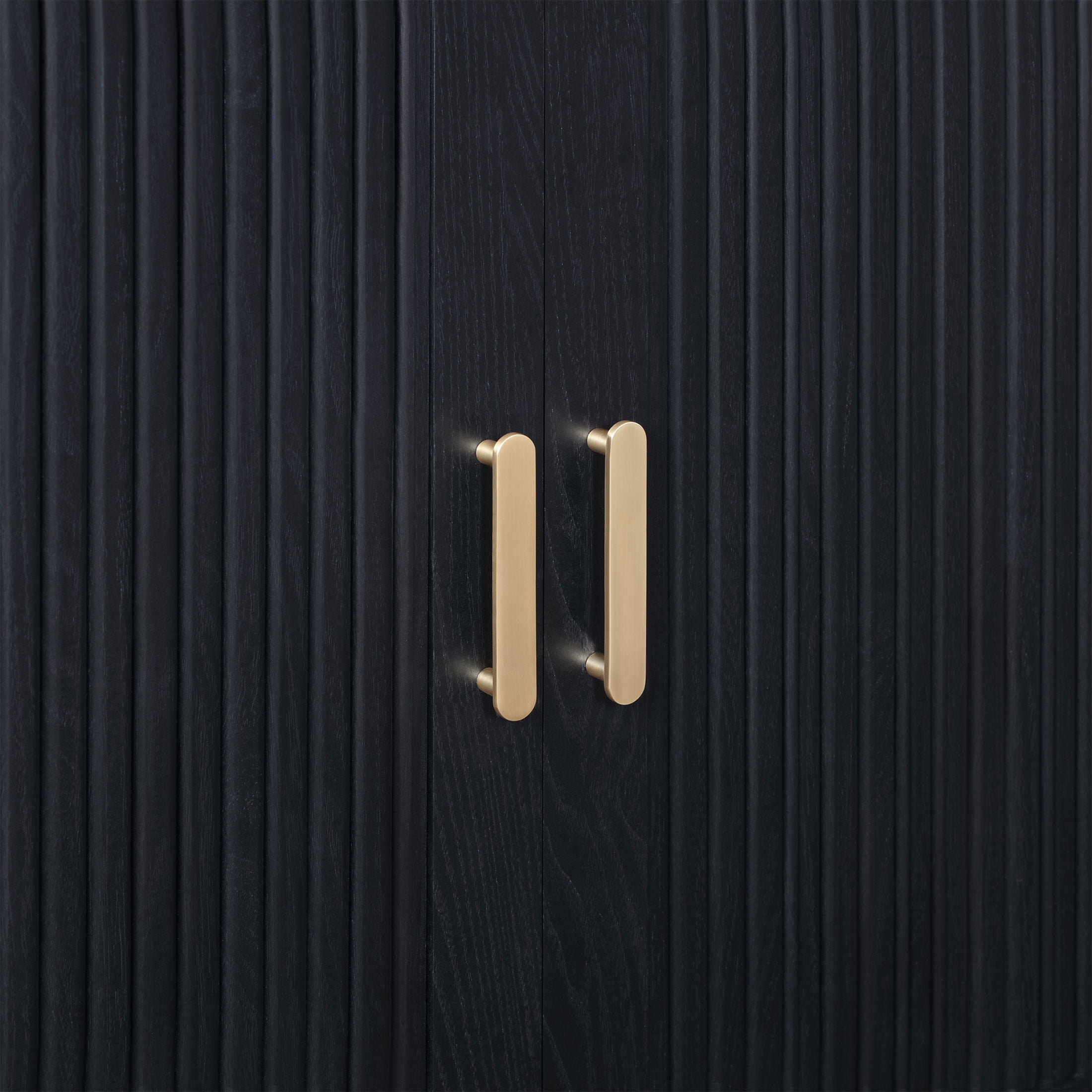 Beautiful Drew Bar Cabinet by Drew Barrymore, Black Finish