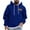 Blue, variant on Big and Tall Hoodies for Men Fashion Printed Sweatshirts Winter Long Sleeve Pullover Hip Hop Streetwear