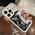 thumbnail image 5 of Berserk Guts funda de teléfono de Anime de sangre caliente para IPhone 15, 14, 13, 12, 11 Pro Max, Mini, XR, XS, X, 7, 8 Plus, funda de TPU suave con correa de mano, 5 of 5